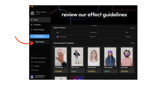 zoom-on open-project